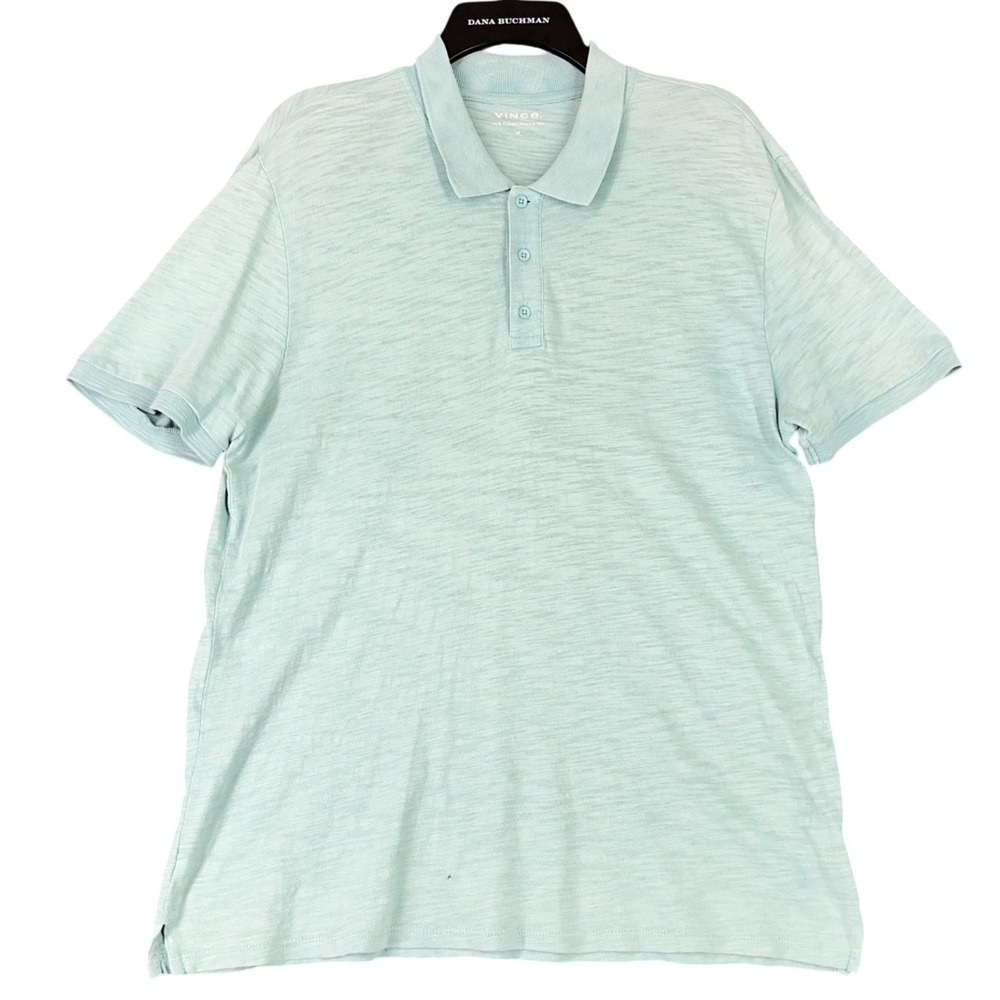 Vince polo mens M minimal modern classic essential soft luxury office casual